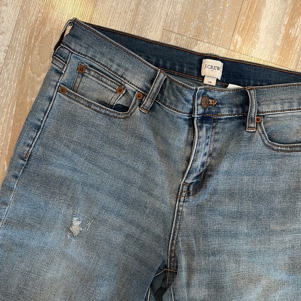J. Crew Distressed Boyfriend Jean NWT
